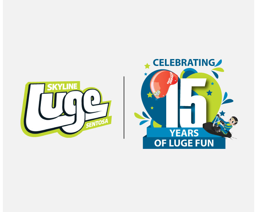 Anniversary Logo for Skyline Luge Sentosa